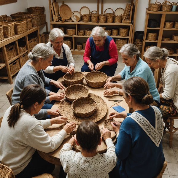 Où participer à des ateliers de vannerie en Espagne?
